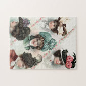  Mode Victoriaans Petten Puzzle Legpuzzel (Horizontaal)