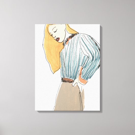 Mode Vignette Canvas Afdruk (Voorkant)