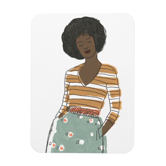 Mode Vignette Portret Magneet (Verticaal)