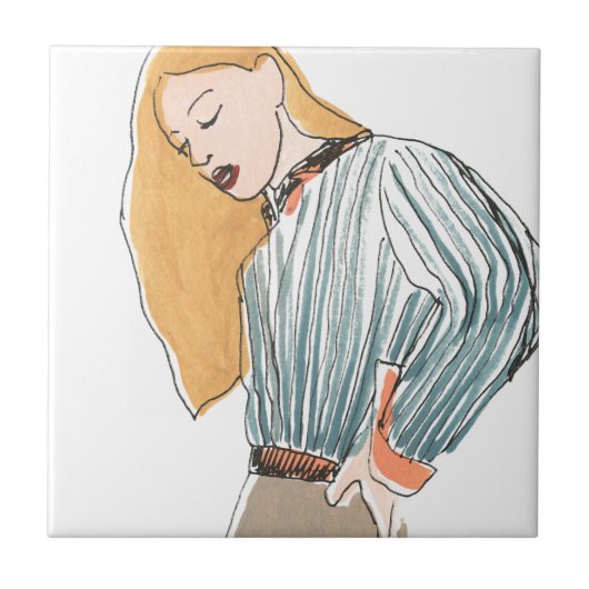 Mode Vignette Tegeltje (Voorkant)