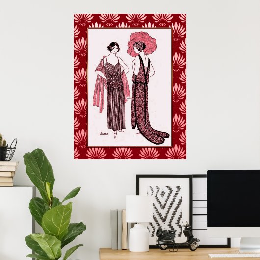 Mode Vintage Art déco (Bureau à domicile)