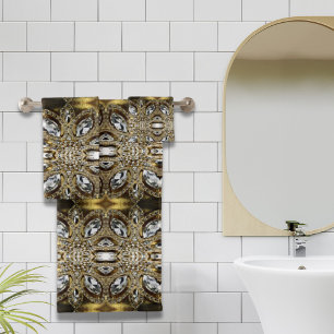 mode vintage bohème argent noir et or