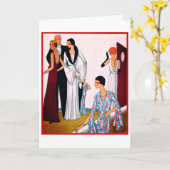 Mode Vintage Carte (Fleur jaune)