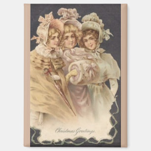 Mode vintage Magnet de Noël victorien