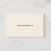 Mode Visitekaartje (Achterkant)