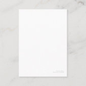 Mode Visitekaartjes (Achterkant)