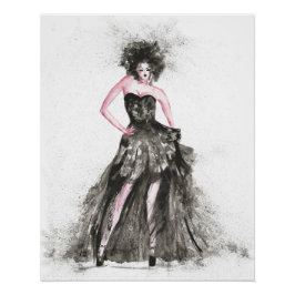 Mode Vogue Woman Perfect Poster