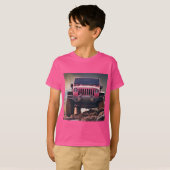 Mode voor baby Jongen auto gedrukt ontwerp tishirt T-shirt (Voorkant volledig)