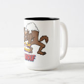 "Mode voor het Wilde Hart!" Tweekleurige Koffiemok (Voorkant rechts)