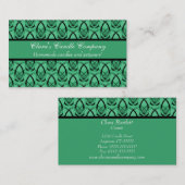 Mode Voorwaarts Visitekaartje, Sage Green Visitekaartje (Voorkant / Achterkant)