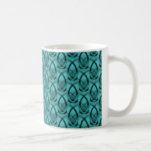 Mode Voorwaartse Mok, Blauwgroen Koffiemok