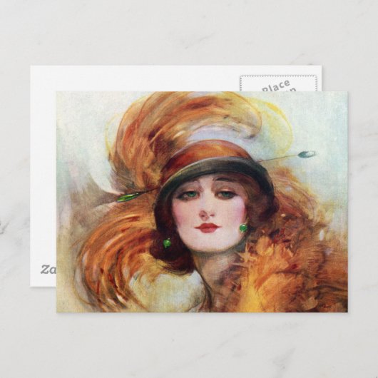  Mode Vrouw 1920 Briefkaart (Voorkant / Achterkant)