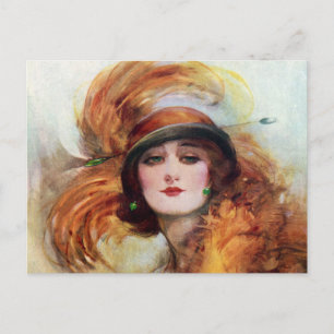 Mode Vrouw 1920 Briefkaart