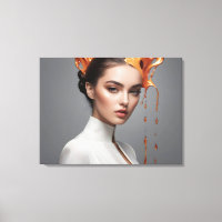 Mode vrouw beeldende kunst