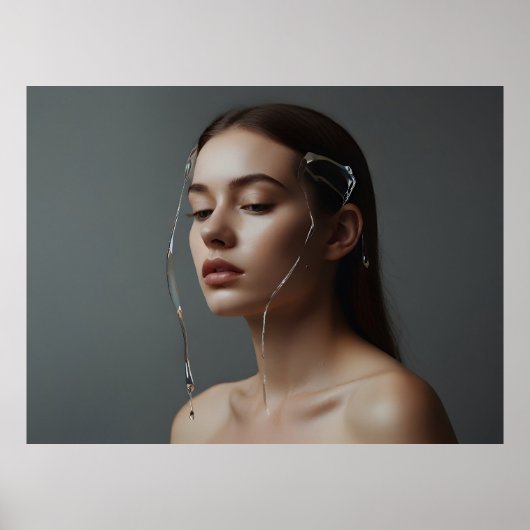 Mode vrouw beeldende kunst poster (Voorkant)