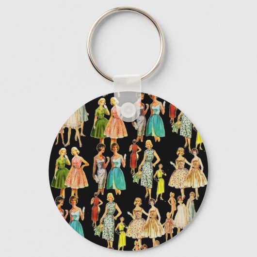 Mode vrouwen Sleutelhanger (Voorkant)
