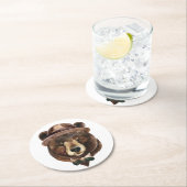 Mode waterverf Beer Ronde Kartonnen Onderzetter (Insitu)