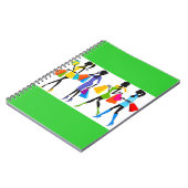 Mode Winkelende meisjes Illustratie Notitieboek (Linkerzijde)