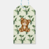 Mode Woodland Animals Greenery Eucalyptus Favor Cadeaulabel (Achterkant)