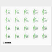 Mode Zebra Niveau 1, Autocollant personnalisable (Feuille)