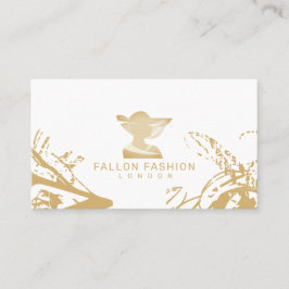 Mode, zeemleder, verandering van naaiwerk visitekaartje