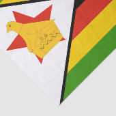 Mode zimbabwéenne, papier de soie drapeau zimbabwé (Détail)