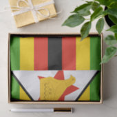 Mode zimbabwéenne, papier de soie drapeau zimbabwé (Cadeau)