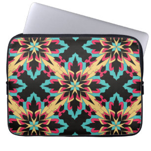 Mode zonder naadloze flora en glamour laptop sleeve