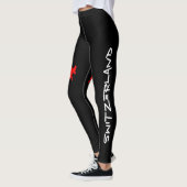 Mode Zwitserse vlag Pride Womens Leggings (Links)