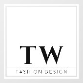 Modebedrijf bord witte raamfolie raamsticker (Vel)