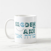Modeh Ani Koffiemok (Links)