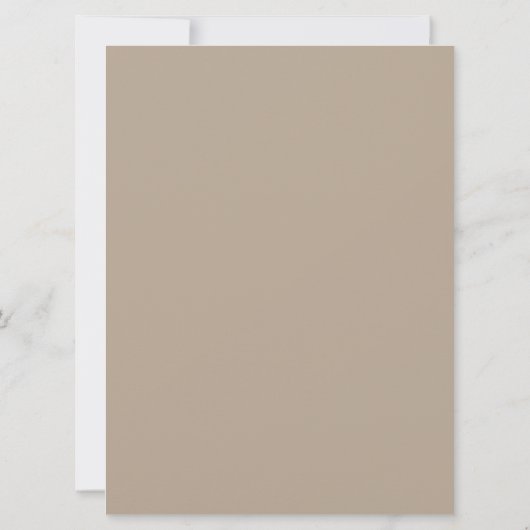 Modekaartjes en stijlvolle trouwuitnodigingen kaart (Achterkant)