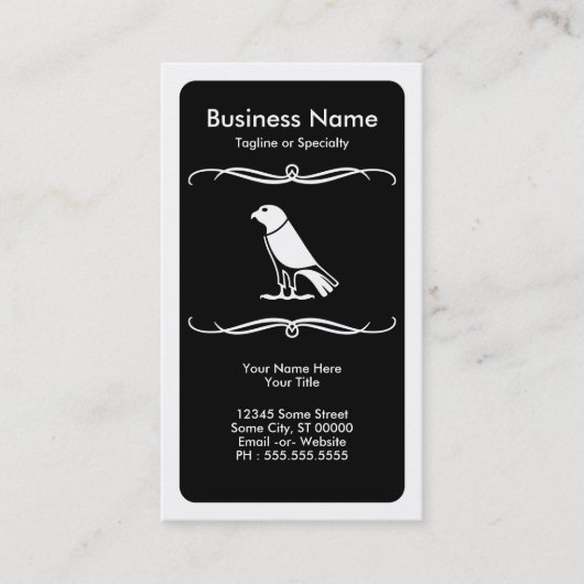 modekraai visitekaartje (Voorkant)