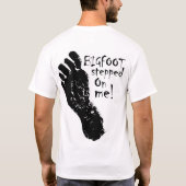 Model 2 de T-shirt de Bigfoot (Dos)