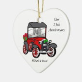 Model A Foto van Kerstmis Keramisch Ornament (Links)