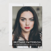 Model Actor 5x7 Comp Kaart 1 Blk foto (Voorkant)