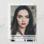 Model Actor 5x7 Comp Kaart 1 Photo Wit (Voorkant)