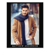 Model Actor 8 x 10 Fotoportfolio Afdruk B (Voorkant)