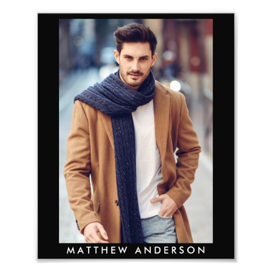 Model Actor 8 x 10 Fotoportfolio Afdruk B (Voorkant)