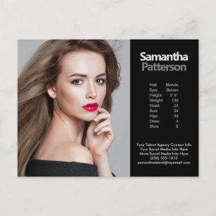 Model Actor Comp Briefkaart 1 Fotosjabloon