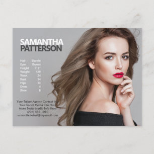 Model Actor Comp Briefkaart 1 Fotosjabloon