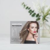 Model Actor Comp Briefkaart 1 Fotosjabloon (Staand voorkant)