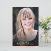 Model Actor Comp Kaart 4 Foto back Script (Staand voorkant)