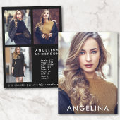 Model Actor Comp Kaart Blk - 3 Foto achterzijde W