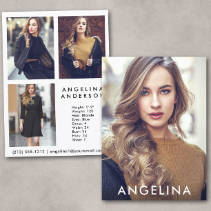 Model Actor Comp Kaart Blk - 3 Foto terug WB