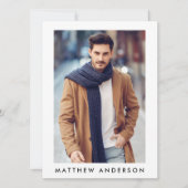 Model Actor Comp Kaart White - 4 Foto terug (Voorkant)