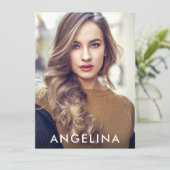 Model Actor Foto Pro Comp Kaart 5 Foto terug B (Staand voorkant)