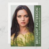 Model Actor Foto Pro Comp Kaart Green (Voorkant / Achterkant)