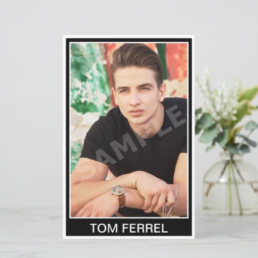 Model Actor Headshot Zed (Staand voorkant)