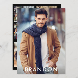 Model Actor Pro Comp Kaart 5 Foto terug zwart